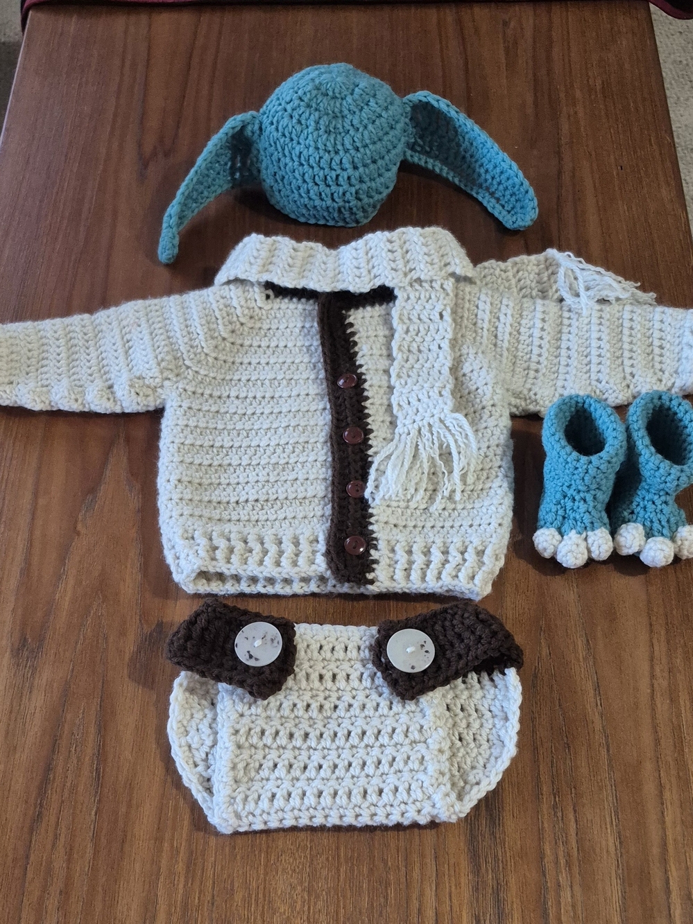Baby Yoda Photo Costume